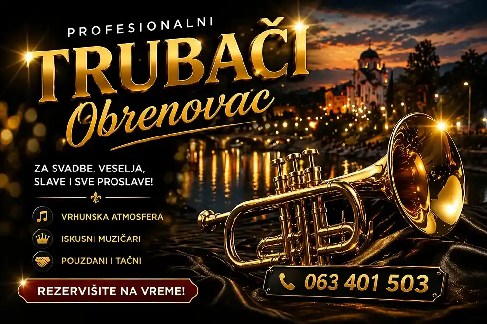 Trubači Obrenovac na svadbi uz muziku uživo